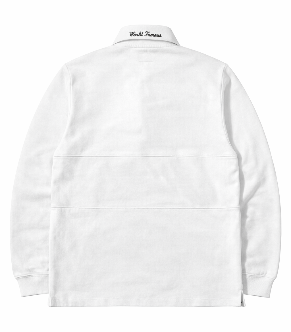 Hvid polo trøje - Supreme størrelse medium